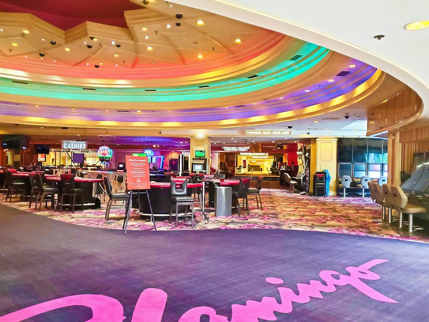 Event agency production with branded entertainment tables and lighting